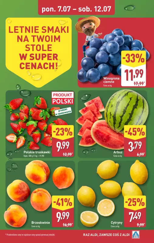 Aldi - gazetka promocyjna Farmer Aldik poleca! od poniedziałku 07.07 do soboty 12.07 - strona 4