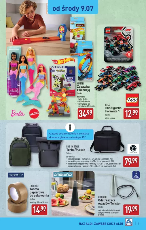 Aldi - gazetka promocyjna Aldi ma to coś! od środy 09.07 do soboty 12.07 - strona 5