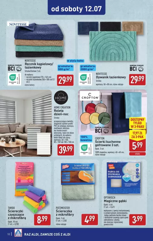Aldi - gazetka promocyjna Aldi ma to coś! od środy 09.07 do soboty 12.07 - strona 10