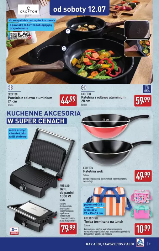Aldi - gazetka promocyjna Aldi ma to coś! od środy 09.07 do soboty 12.07 - strona 11