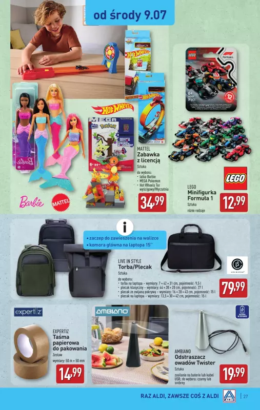 Aldi - gazetka promocyjna Pełny katalog! od poniedziałku 07.07 do soboty 12.07 - strona 27