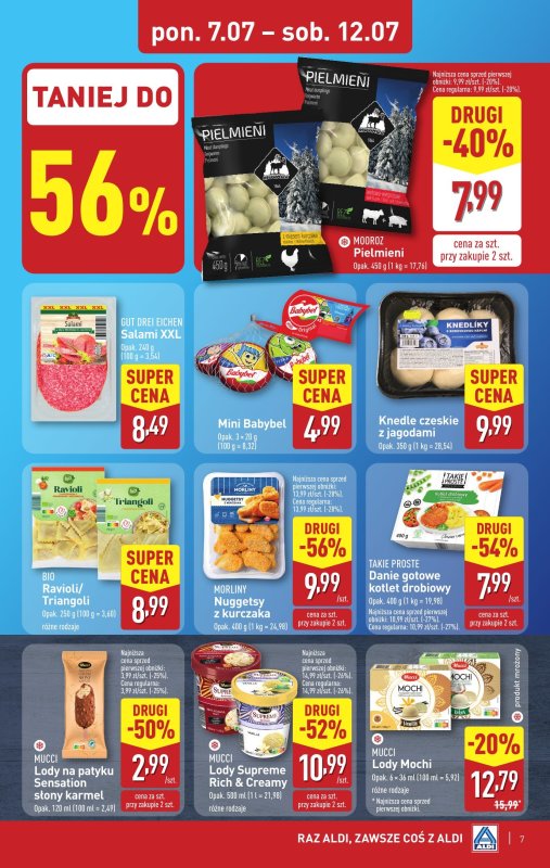 Aldi - gazetka promocyjna Pełny katalog! od poniedziałku 07.07 do soboty 12.07 - strona 7