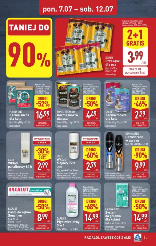 Aldi - gazetka promocyjna Pełny katalog! od poniedziałku 07.07 do soboty 12.07 - strona 21