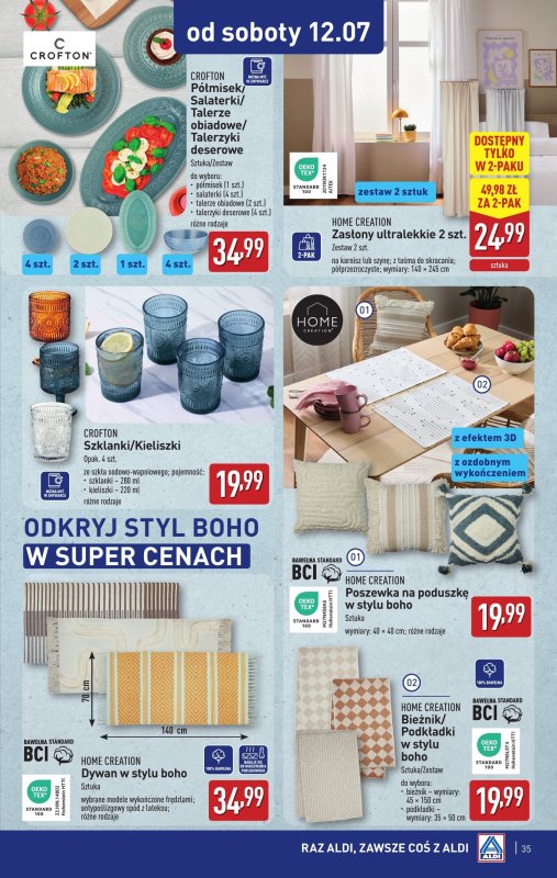 Aldi - gazetka promocyjna Pełny katalog! od poniedziałku 07.07 do soboty 12.07 - strona 35