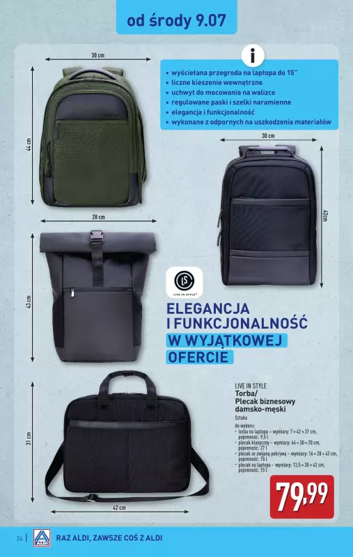 Aldi - gazetka promocyjna Pełny katalog! od poniedziałku 07.07 do soboty 12.07 - strona 24