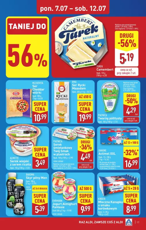 Aldi - gazetka promocyjna Pełny katalog! od poniedziałku 07.07 do soboty 12.07 - strona 17