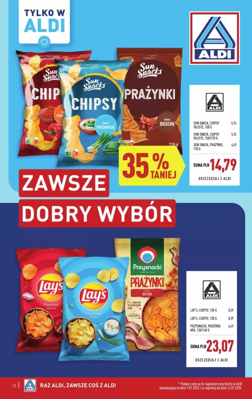 Aldi - gazetka promocyjna Pełny katalog! od poniedziałku 07.07 do soboty 12.07 - strona 12