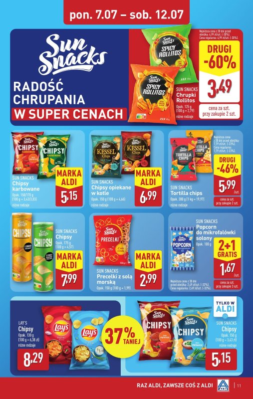 Aldi - gazetka promocyjna Pełny katalog! od poniedziałku 07.07 do soboty 12.07 - strona 11