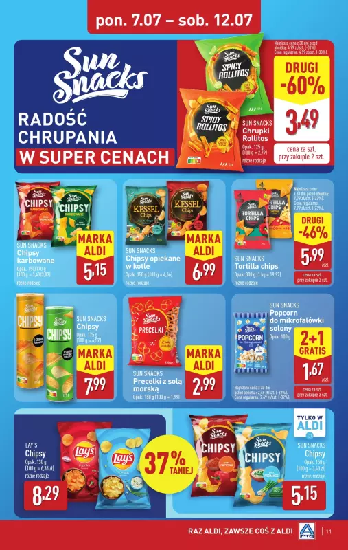 Aldi - gazetka promocyjna Pełny katalog! od poniedziałku 07.07 do soboty 12.07 - strona 11