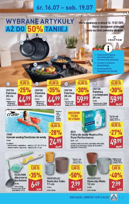 Aldi - gazetka promocyjna Aldi ma to coś! od środy 16.07 do soboty 19.07 - strona 3