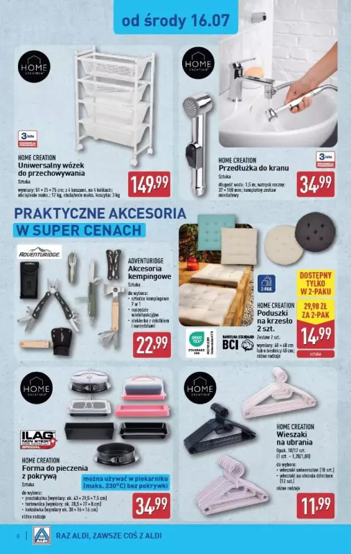 Aldi - gazetka promocyjna Aldi ma to coś! od środy 16.07 do soboty 19.07 - strona 8
