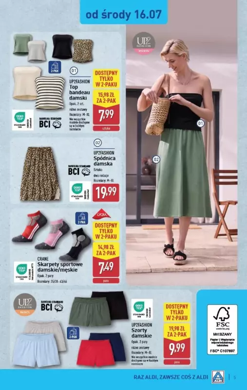 Aldi - gazetka promocyjna Aldi ma to coś! od środy 16.07 do soboty 19.07 - strona 5