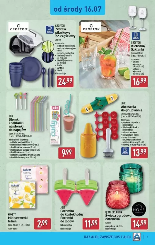 Aldi - gazetka promocyjna Aldi ma to coś! od środy 16.07 do soboty 19.07 - strona 7