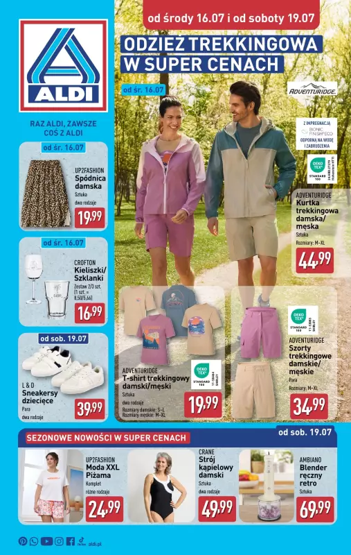 Aldi - gazetka promocyjna Aldi ma to coś! od środy 16.07 do soboty 19.07