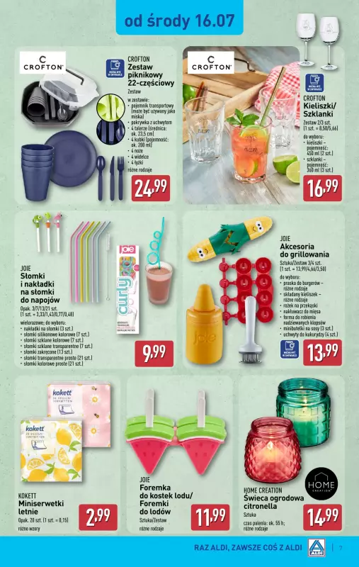 Aldi - gazetka promocyjna Aldi ma to coś! od środy 16.07 do soboty 19.07 - strona 7