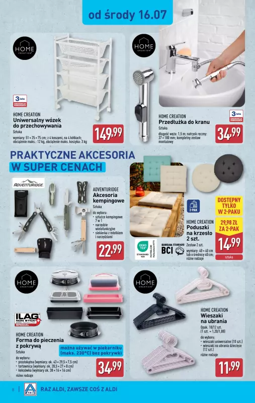 Aldi - gazetka promocyjna Aldi ma to coś! od środy 16.07 do soboty 19.07 - strona 8