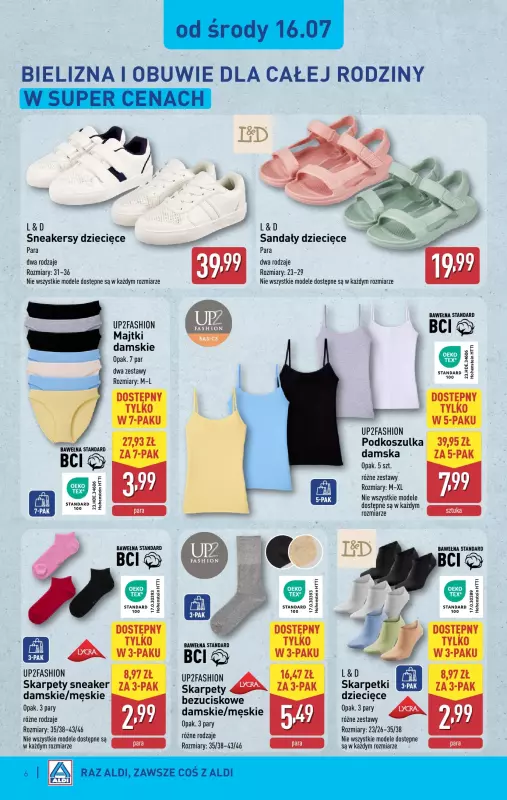 Aldi - gazetka promocyjna Aldi ma to coś! od środy 16.07 do soboty 19.07 - strona 6