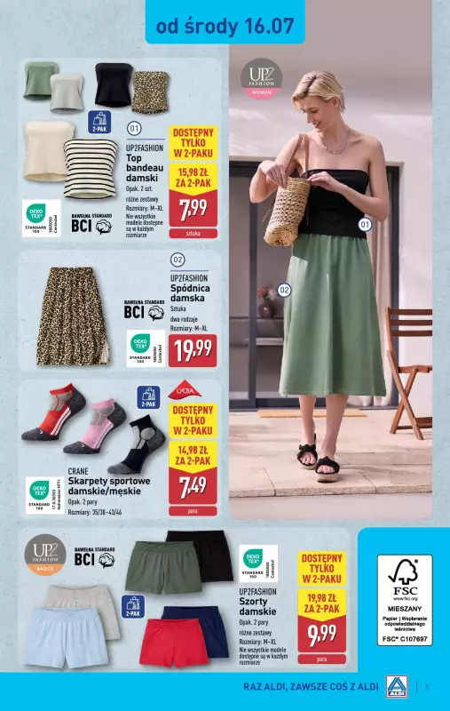 Aldi - gazetka promocyjna Aldi ma to coś! od środy 16.07 do soboty 19.07 - strona 5