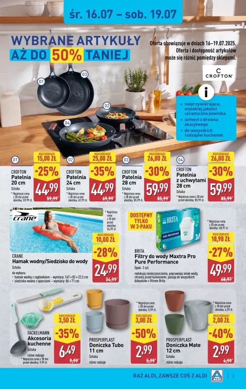Aldi - gazetka promocyjna Aldi ma to coś! od środy 16.07 do soboty 19.07 - strona 3