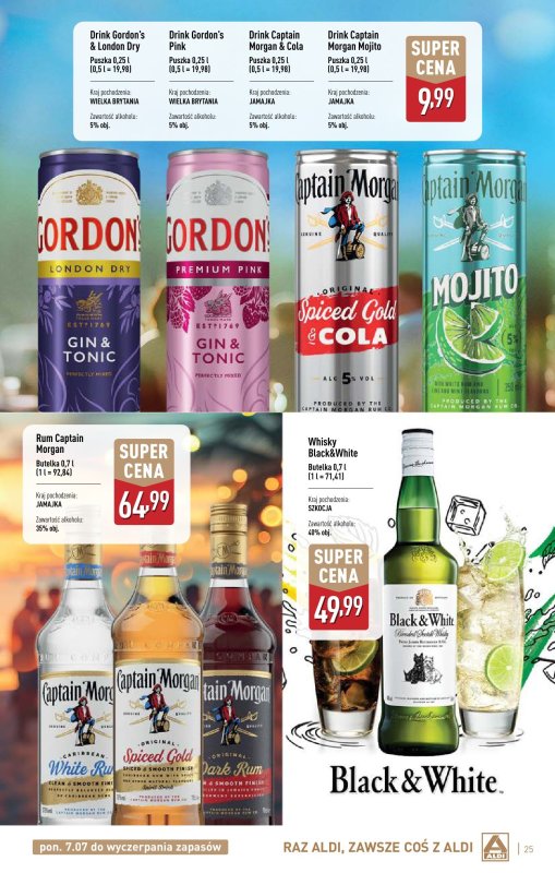Aldi - gazetka promocyjna Świat alkoholi w Aldi od poniedziałku 07.07 do soboty 02.08 - strona 25