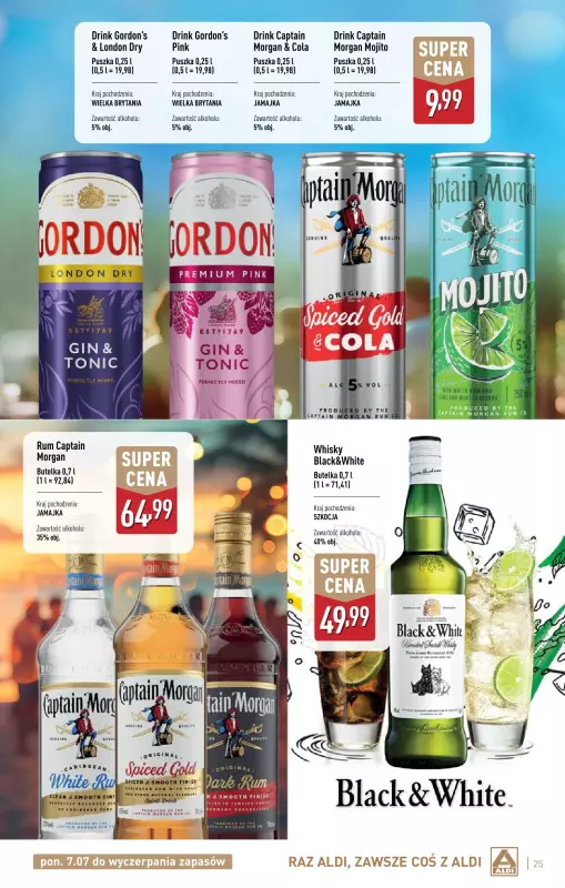 Aldi - gazetka promocyjna Świat alkoholi w Aldi od poniedziałku 07.07 do soboty 02.08 - strona 25