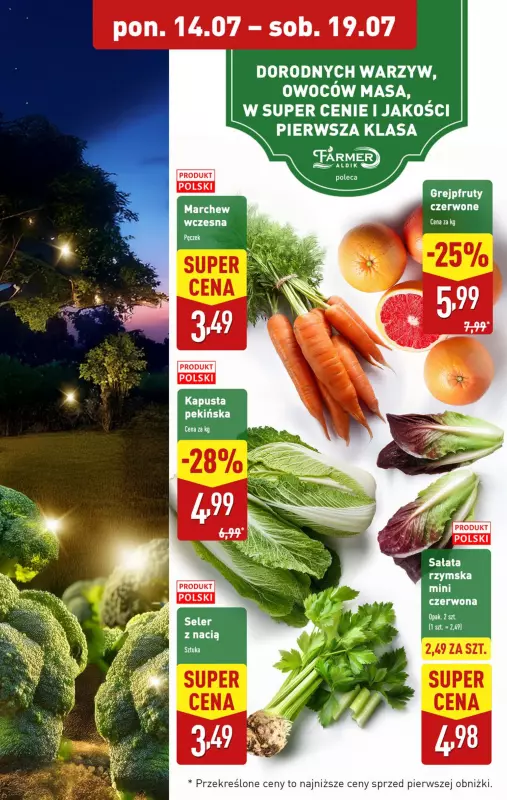 Aldi - gazetka promocyjna Farmer Aldik poleca! od poniedziałku 14.07 do soboty 19.07 - strona 5