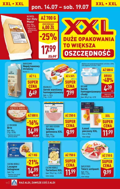 Aldi - gazetka promocyjna Pełny katalog! od poniedziałku 14.07 do soboty 19.07 - strona 12