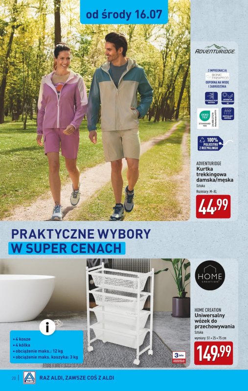 Aldi - gazetka promocyjna Pełny katalog! od poniedziałku 14.07 do soboty 19.07 - strona 20