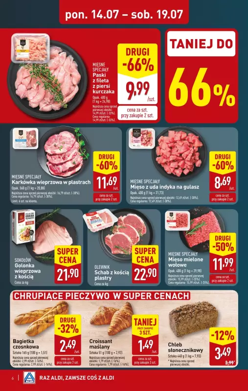 Aldi - gazetka promocyjna Pełny katalog! od poniedziałku 14.07 do soboty 19.07 - strona 6