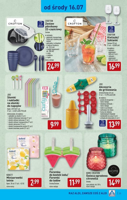 Aldi - gazetka promocyjna Pełny katalog! od poniedziałku 14.07 do soboty 19.07 - strona 25