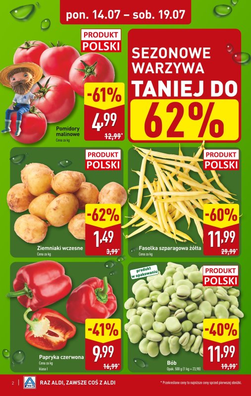 Aldi - gazetka promocyjna Pełny katalog! od poniedziałku 14.07 do soboty 19.07 - strona 2