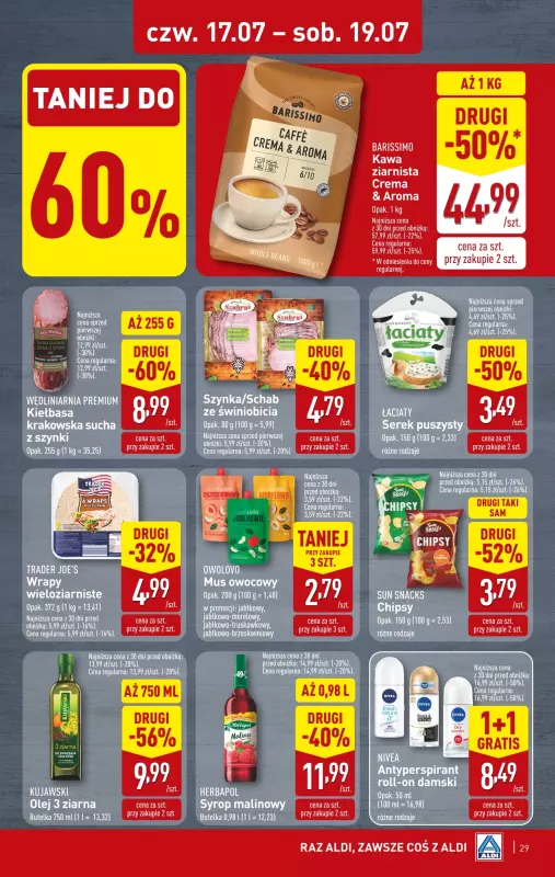 Aldi - gazetka promocyjna Pełny katalog! od poniedziałku 14.07 do soboty 19.07 - strona 29