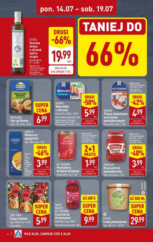 Aldi - gazetka promocyjna Pełny katalog! od poniedziałku 14.07 do soboty 19.07 - strona 8