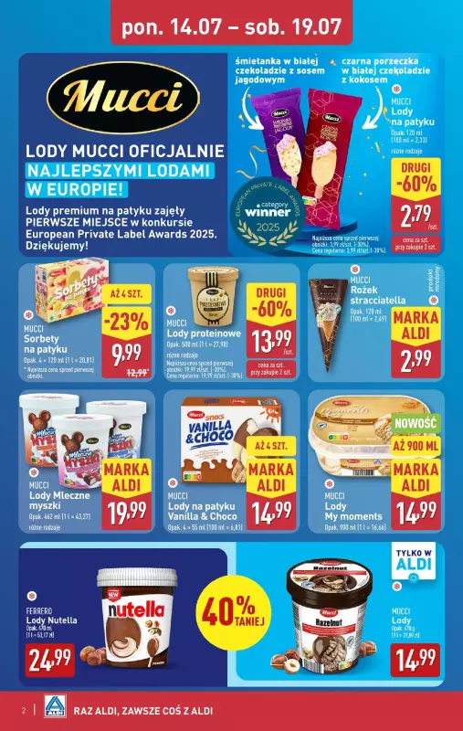 Aldi - gazetka promocyjna Lodowy zawrót głowy!   - strona 2