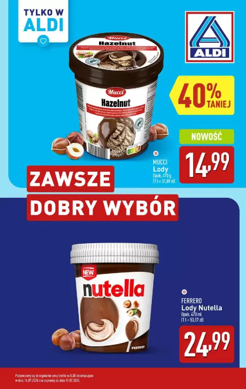 Aldi - gazetka promocyjna Lodowy zawrót głowy!   - strona 3