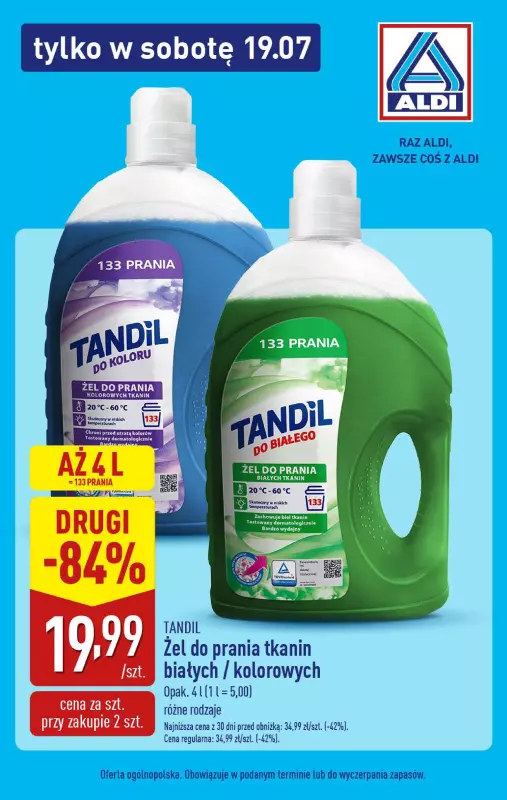 Aldi - gazetka promocyjna Tylko w sobotę! od soboty 19.07 do soboty 19.07 - strona 6