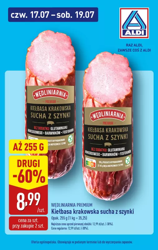 Aldi - gazetka promocyjna Weekend super cen w Aldi! od czwartku 17.07 do soboty 19.07 - strona 7