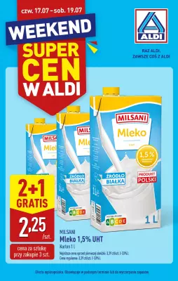 Aldi - gazetka promocyjna Weekend super cen w Aldi! od czwartku 17.07 do soboty 19.07