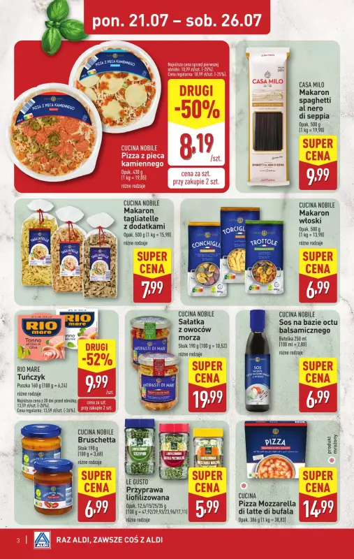 Aldi - gazetka promocyjna Smakowita podróż do Włoch!   - strona 3
