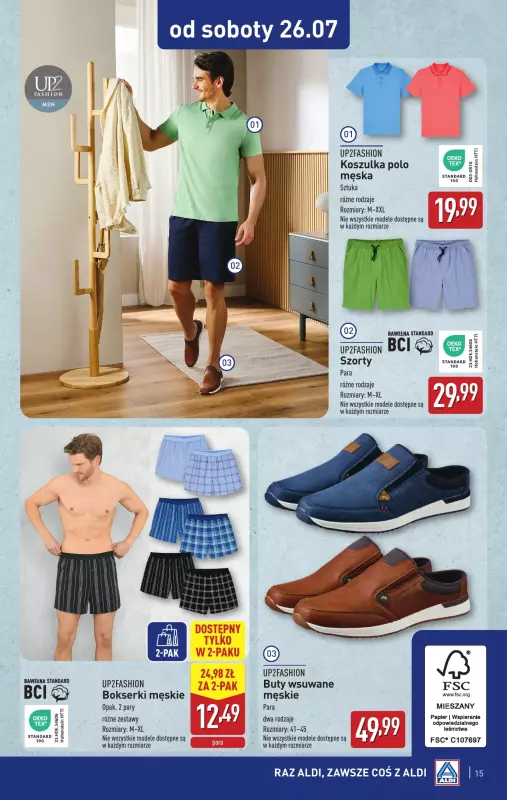 Aldi - gazetka promocyjna Aldi ma to coś! od środy 23.07 do soboty 26.07 - strona 15
