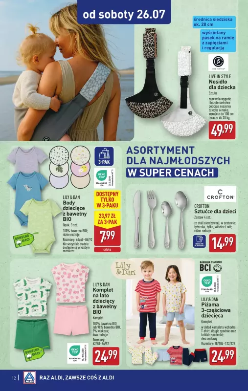 Aldi - gazetka promocyjna Aldi ma to coś! od środy 23.07 do soboty 26.07 - strona 12