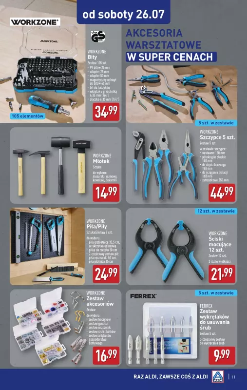 Aldi - gazetka promocyjna Aldi ma to coś! od środy 23.07 do soboty 26.07 - strona 11