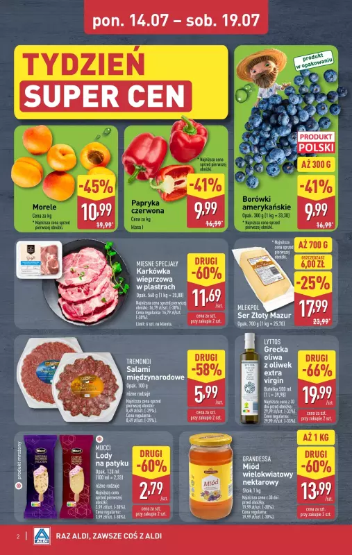 Aldi - gazetka promocyjna Weekend super cen w Aldi!   - strona 2