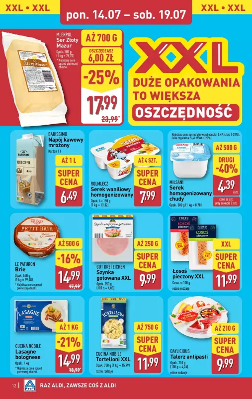 Aldi - gazetka promocyjna Pełny katalog! od poniedziałku 14.07 do soboty 19.07 - strona 12