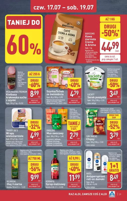 Aldi - gazetka promocyjna Pełny katalog! od poniedziałku 14.07 do soboty 19.07 - strona 29
