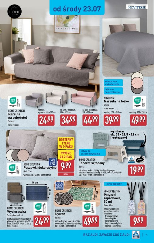 Aldi - gazetka promocyjna Aldi ma to coś! od środy 23.07 do soboty 26.07 - strona 7