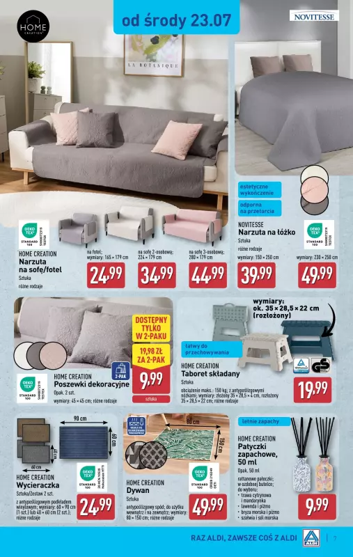 Aldi - gazetka promocyjna Aldi ma to coś! od środy 23.07 do soboty 26.07 - strona 7