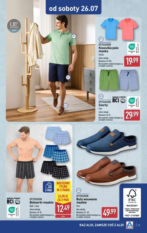 Aldi - gazetka promocyjna Aldi ma to coś! od środy 23.07 do soboty 26.07 - strona 15