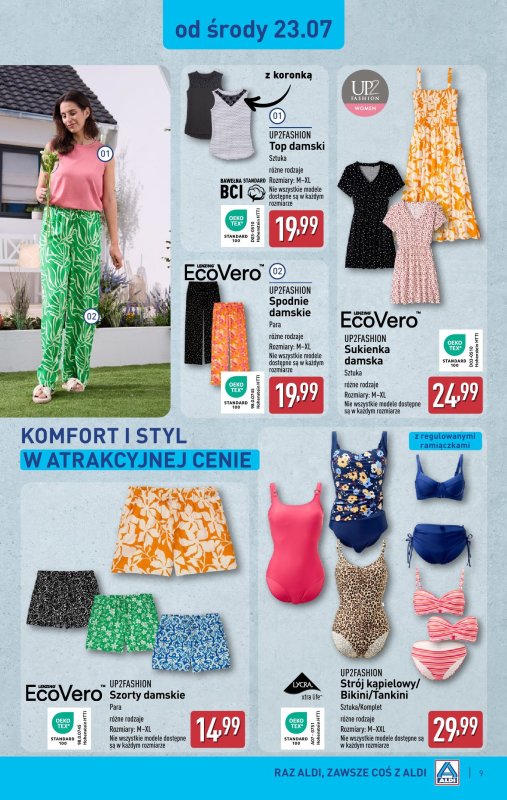 Aldi - gazetka promocyjna Aldi ma to coś! od środy 23.07 do soboty 26.07 - strona 9