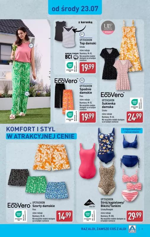 Aldi - gazetka promocyjna Aldi ma to coś! od środy 23.07 do soboty 26.07 - strona 9